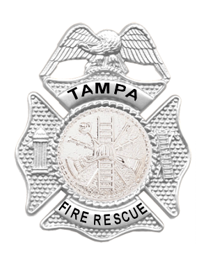 TAMPA FIRE RESCUE FIREFIGHTER - WALLET BADGE